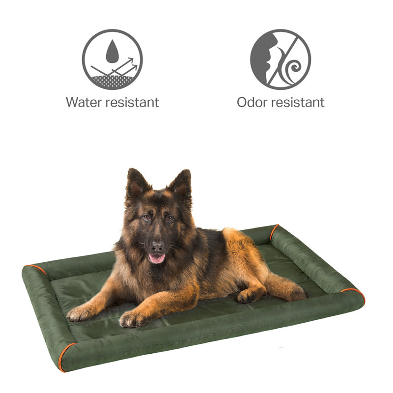 Friends Forever Nova Bolster Dog Bed Crate Pad Washable Dog Mat for Raised Dog Bed and Dog Crate Bed Reviews Wayfair